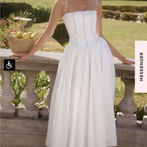 House of CB White Maxi Dress